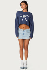 Chiara Denim Micro Skirt