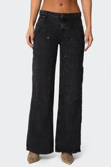 Ayla Low Rise Baggy Carpenter Jeans