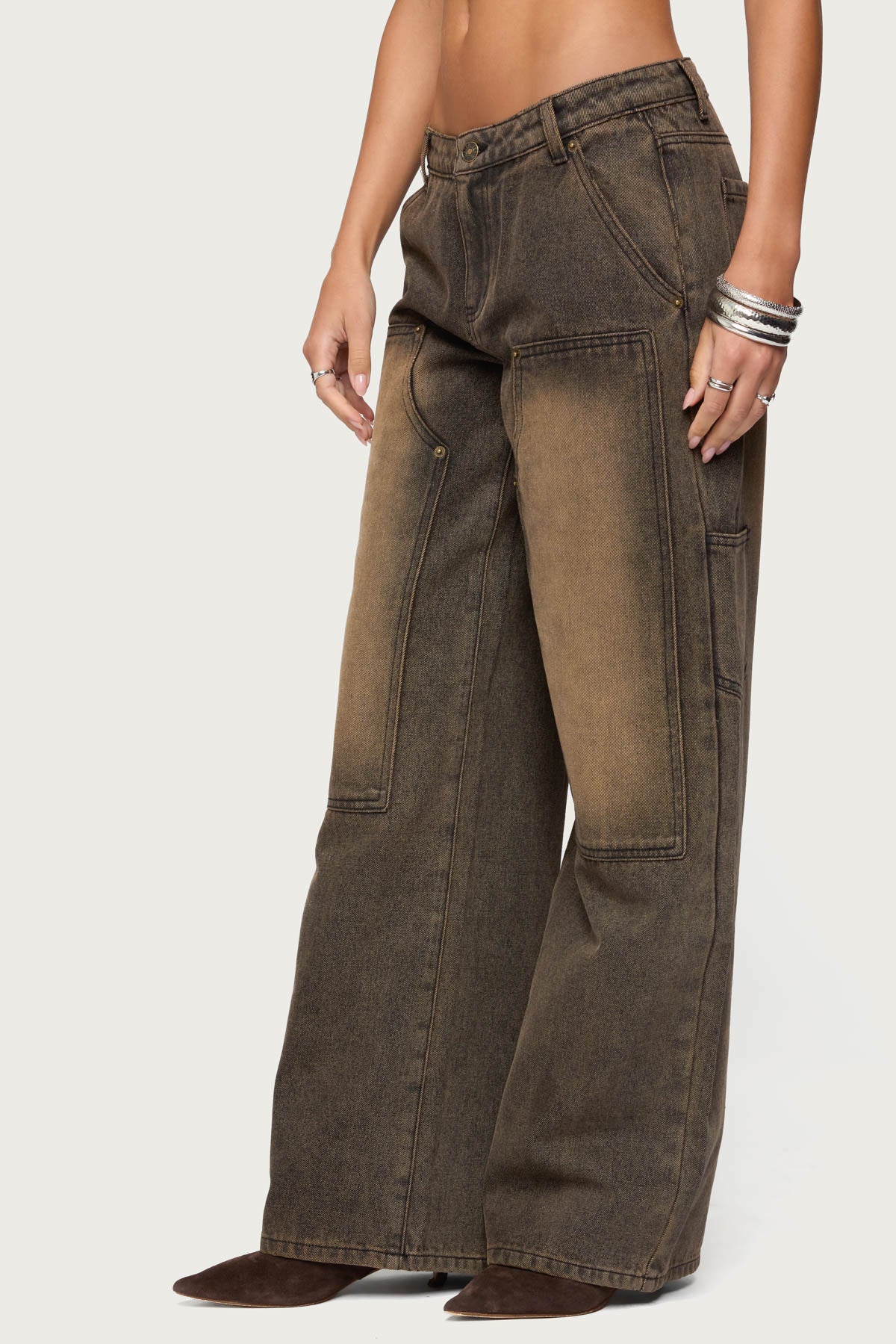 Ayla Low Rise Baggy Carpenter Jeans