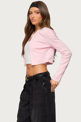 Jayne Split Front Knit Cardigan