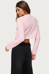 Jayne Split Front Knit Cardigan