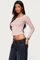 Emmery Lacey Boat Neck Top