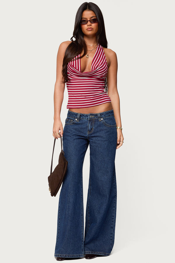 Raiyne Low Rise Wide Leg Jeans