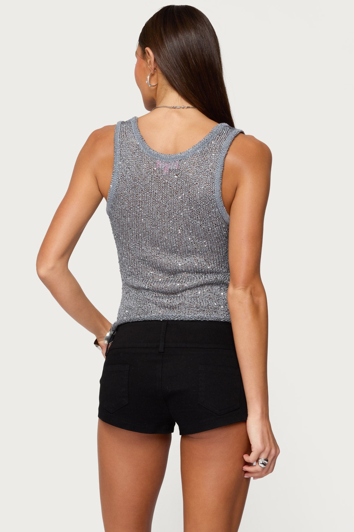 Eleora Sequin Knit Tank Top