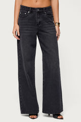 Ery Mid Rise Baggy Jeans