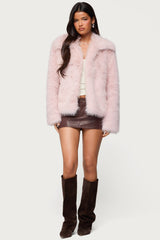 Noelle Oversized Faux Fur Jacket
