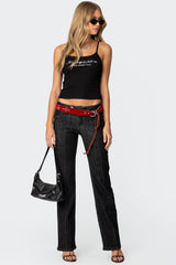 Avril Low Rise Bootcut Jeans
