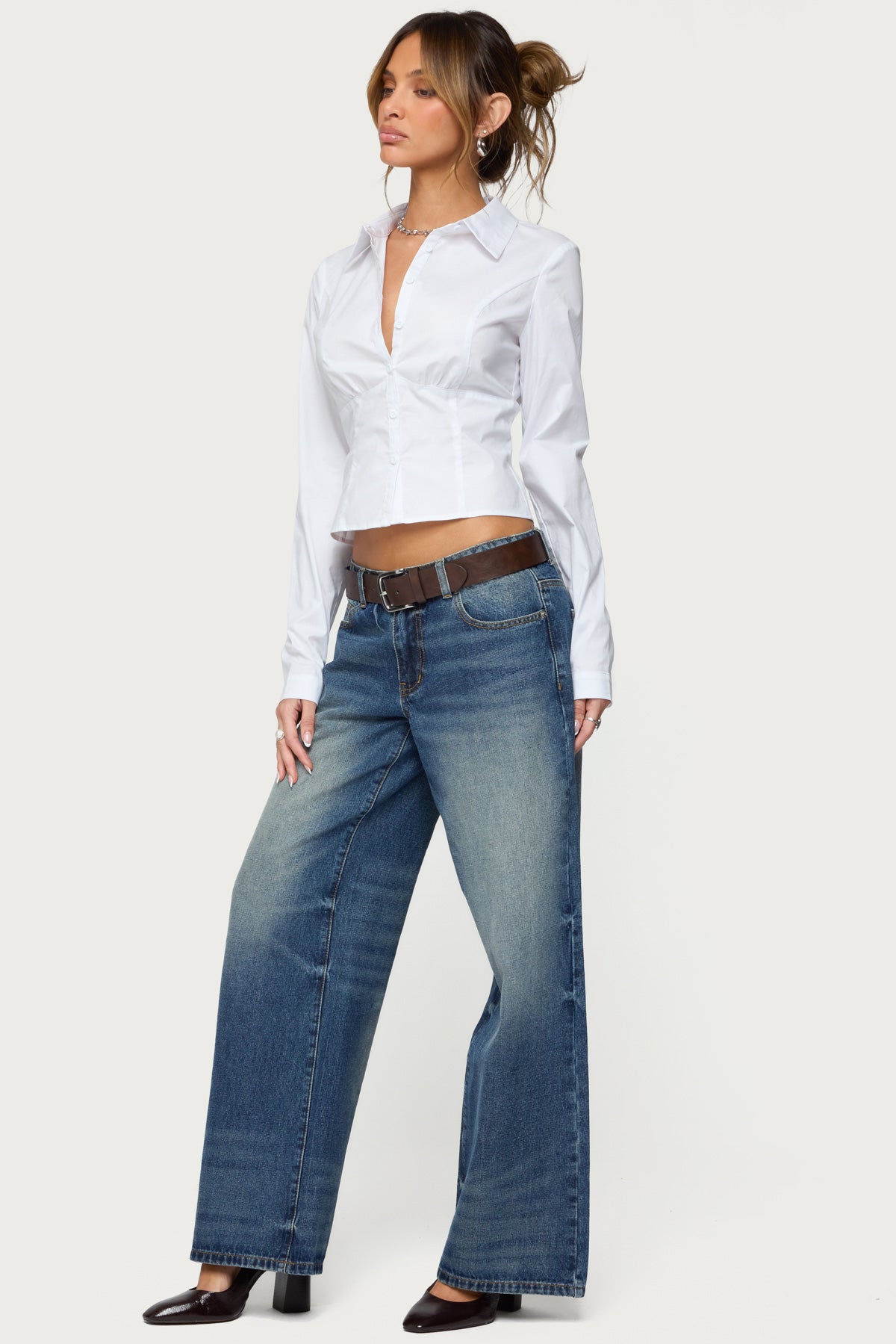 Laurna Tailored Button Up Shirt