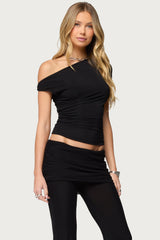 Halli Twisted Off Shoulder Top