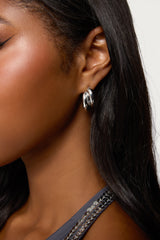 Two Time Chunky Stud Earrings