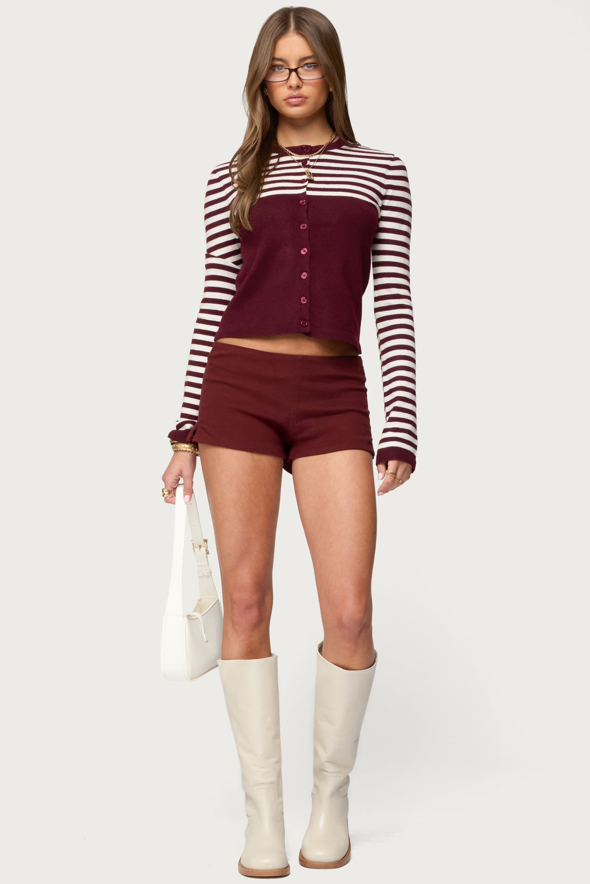 Goni Stripey Knit Cardigan