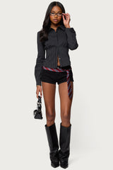 Tailored Pinstripe Button Up Shirt