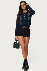 Farren Argyle Cardigan