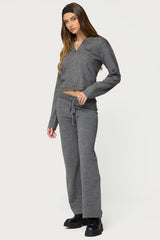 Ayah Straight Leg Knit Pants