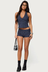 Twyla Polka Dot Stretch Shorts
