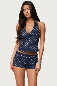 Twyla Polka Dot Halter Top