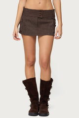Lorna Pinstripe Mini Skort