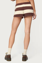 Riley Striped Knit Shorts