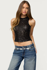 Alexander Sequin Top