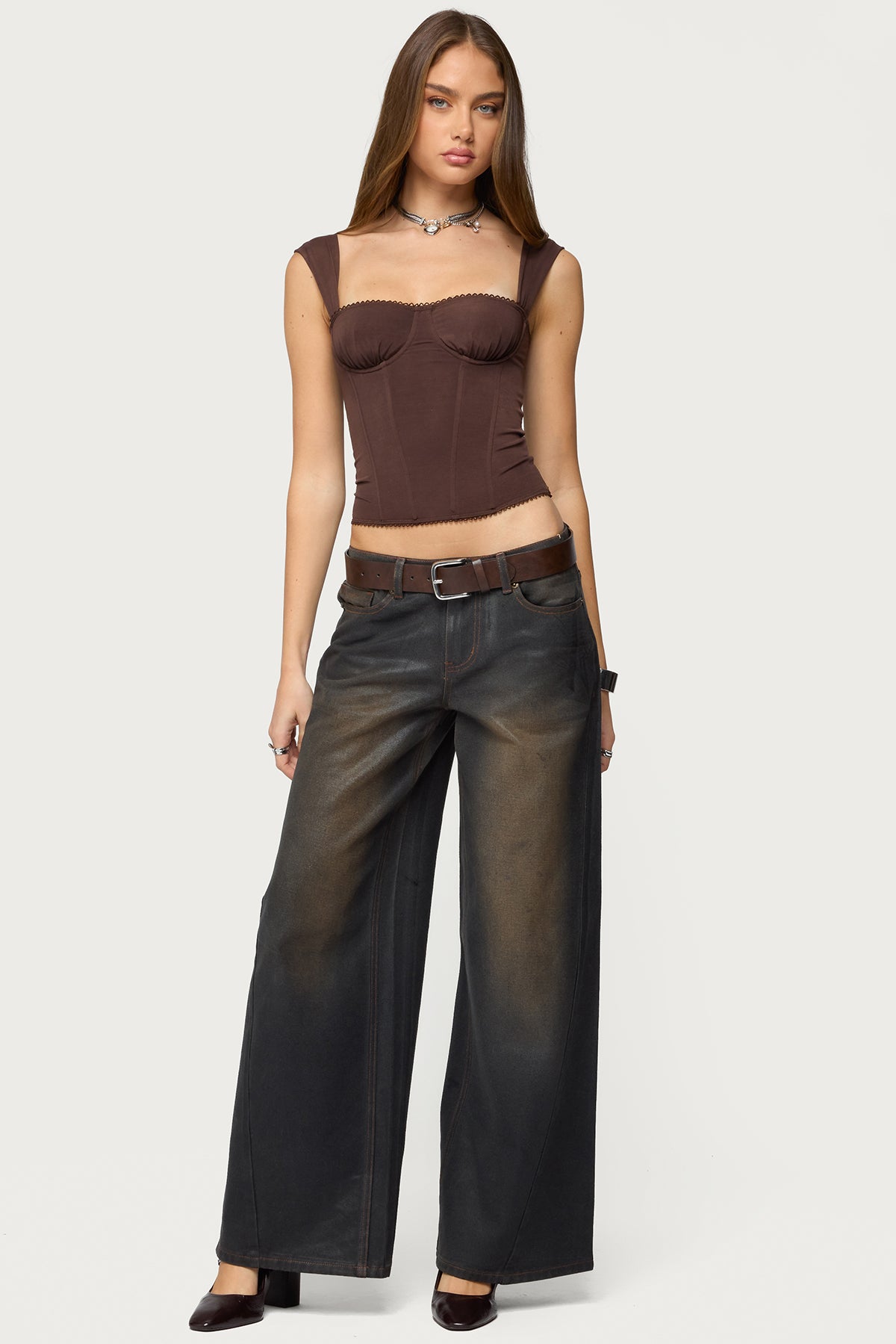 Marcella Wide Strap Corset