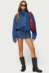 Hilary Oversized Denim Coat