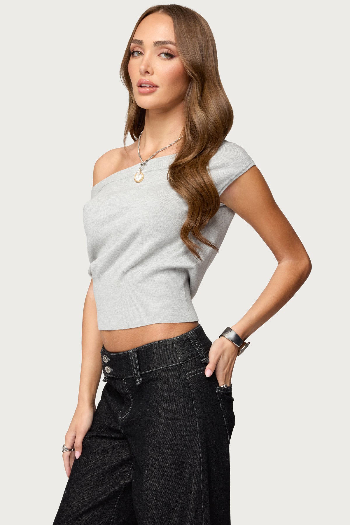 Michaela Off Shoulder Knit Top
