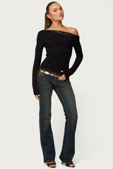 Layered Lacey Off Shoulder Top