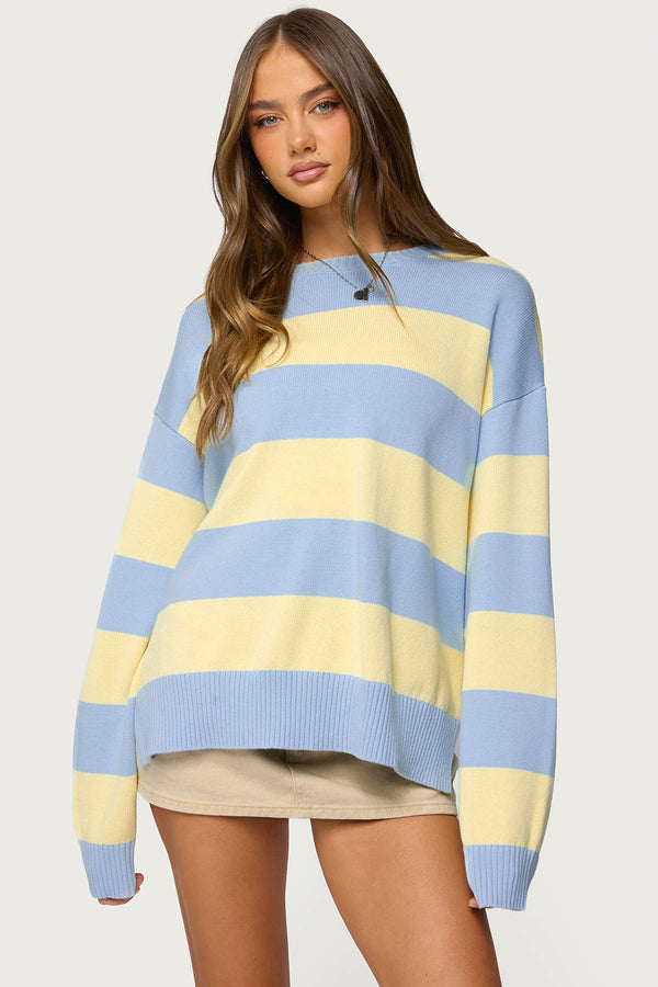 Riley Oversized Striped Sweater