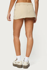 Camelia Denim Mini Skort