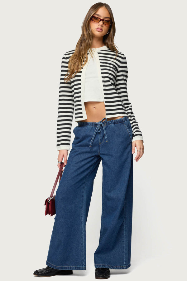 Jenie Split Front Knit Cardigan