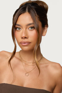 Layered Mixed Chain Necklace