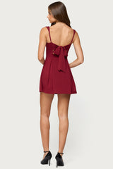 Mazey Square Neck Mini Dress