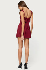 Mazey Square Neck Mini Dress