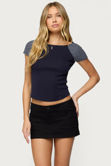 Marina Raglan Stripey T Shirt