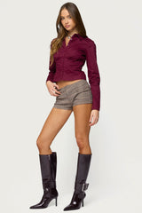 Laurna Tailored Button Up Shirt