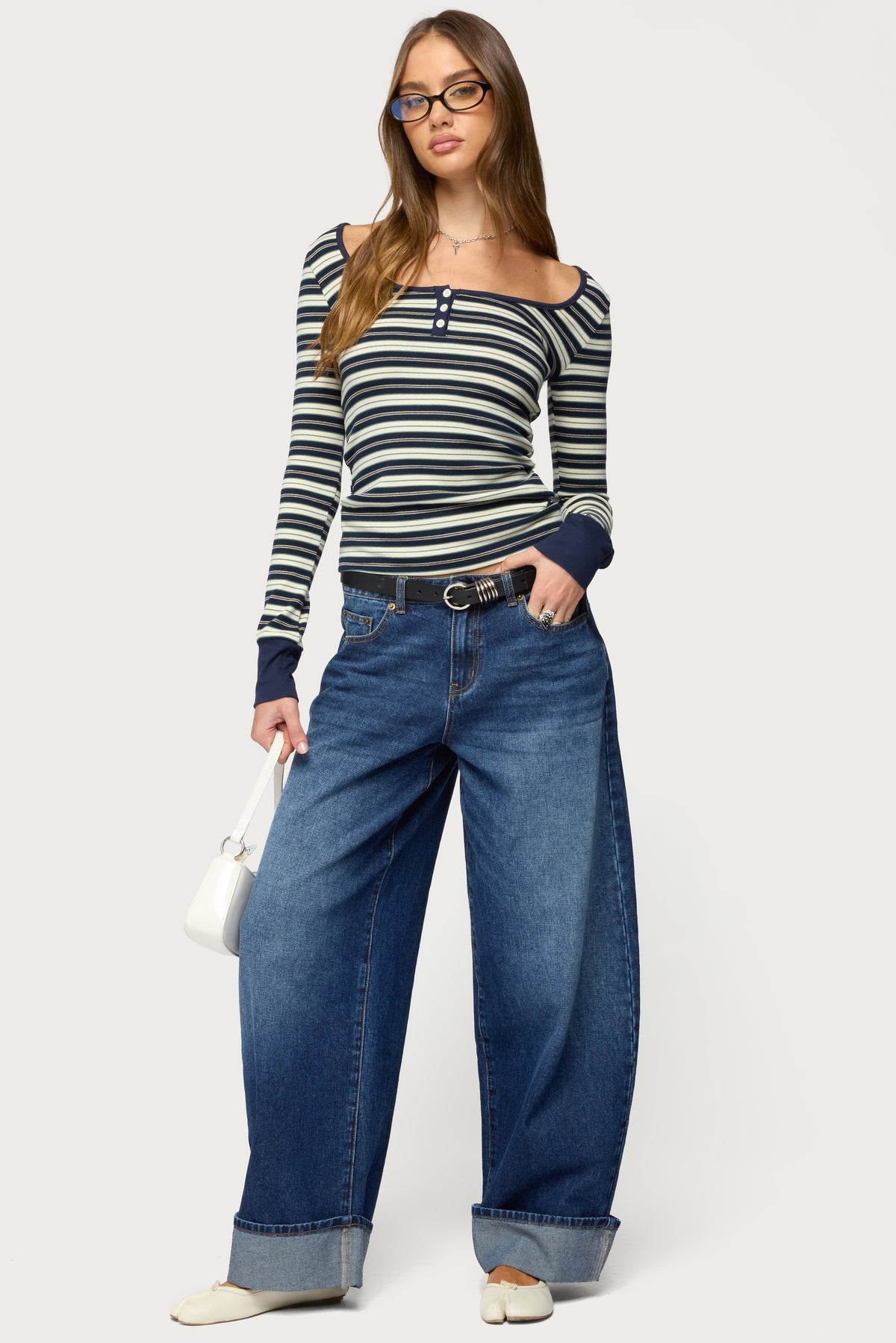 Kella Low Rise Baggy Jeans