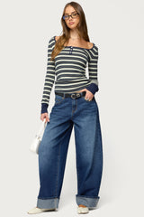 Kella Low Rise Baggy Jeans