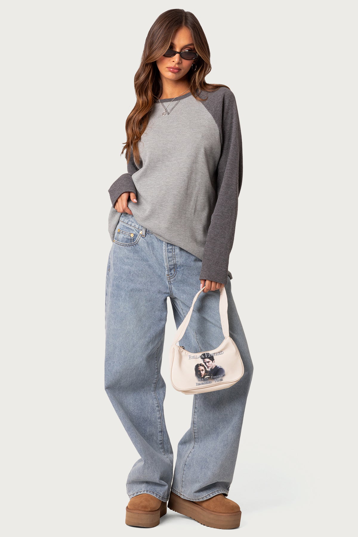 Me Time Oversized Waffle Top