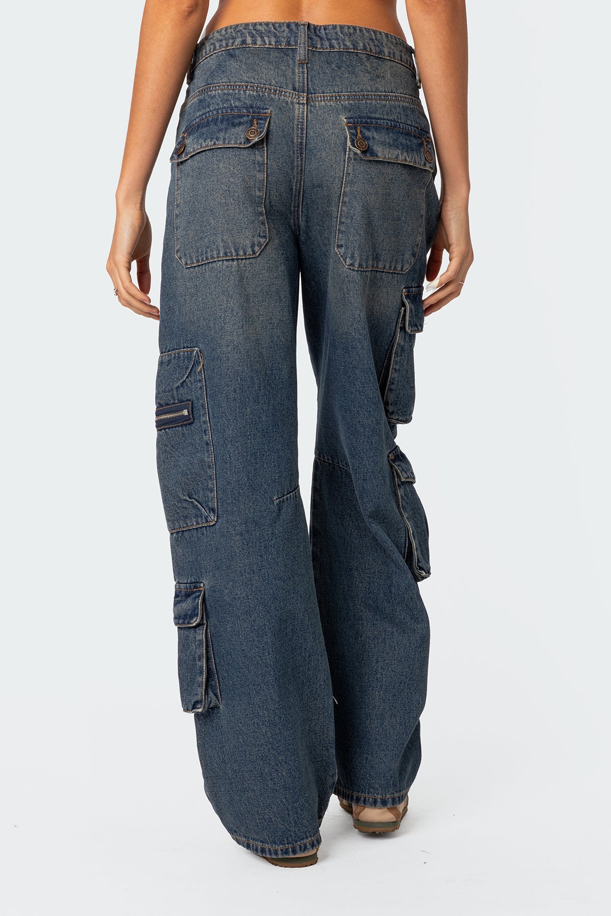 Adana Low Rise Baggy Cargo Jeans