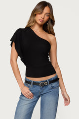 Asymmetric One Shoulder Top