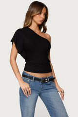 Asymmetric One Shoulder Top