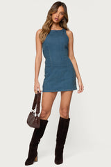 Zurey Stretchy Denim Romper