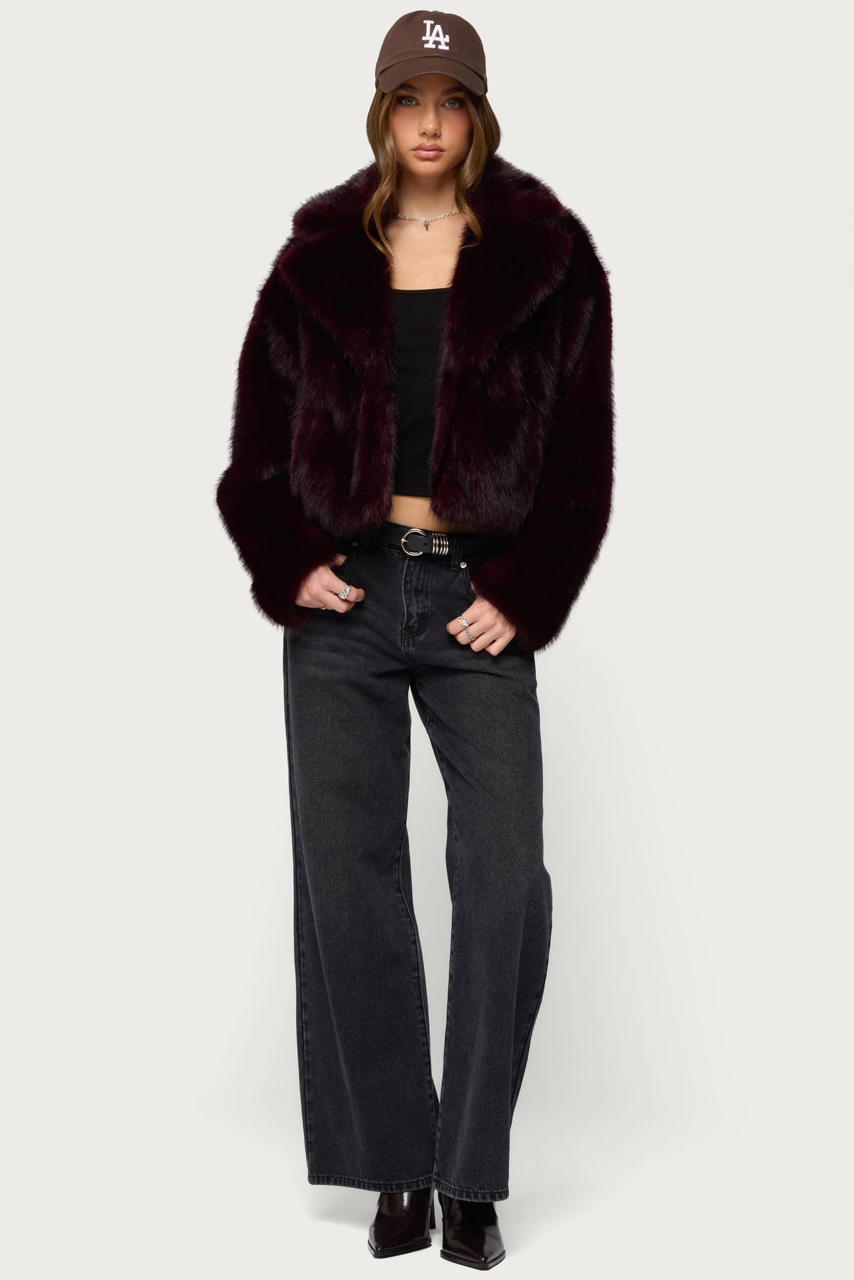 Kamilah Overszied Faux Fur Coat