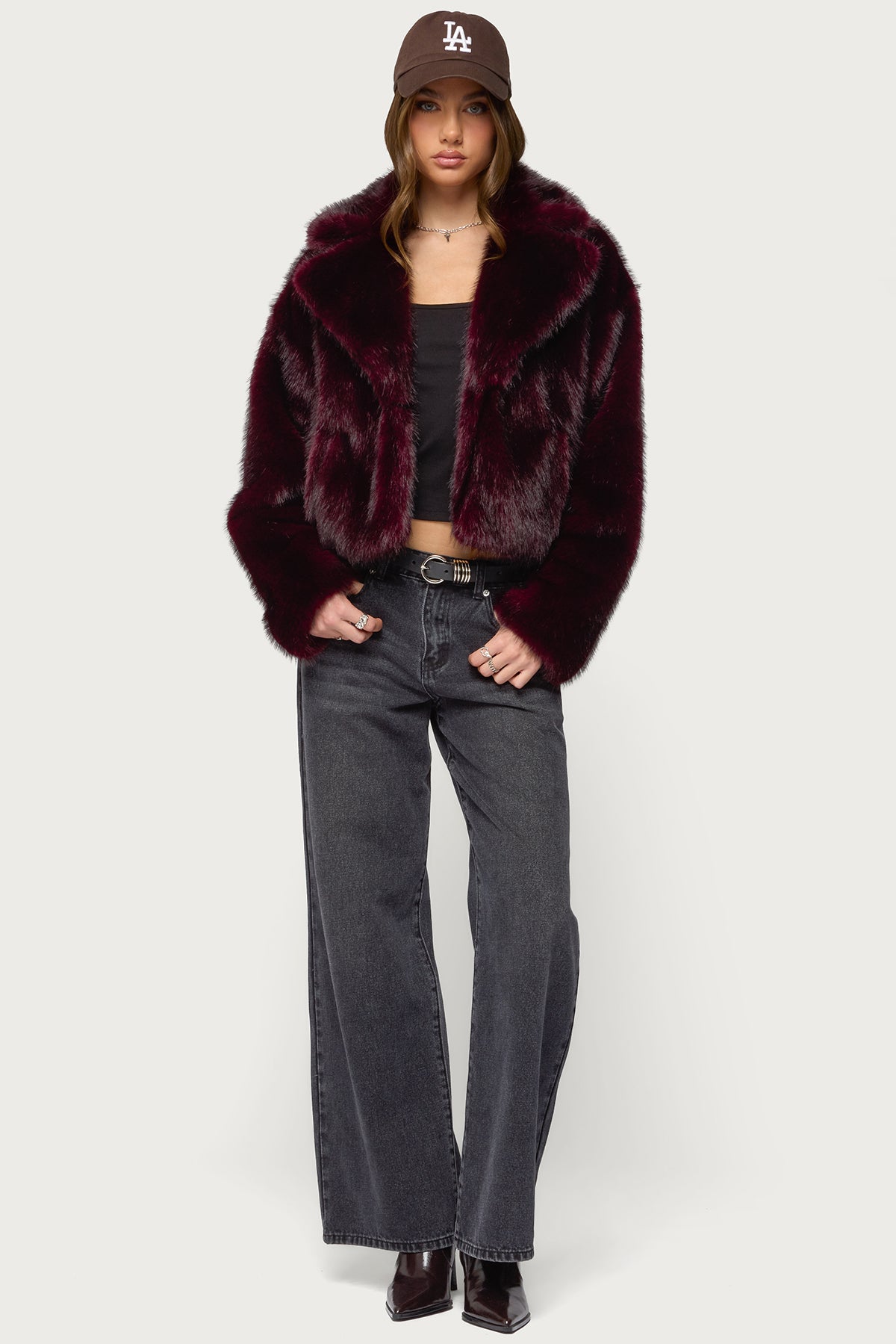 Kamilah Overszied Faux Fur Coat