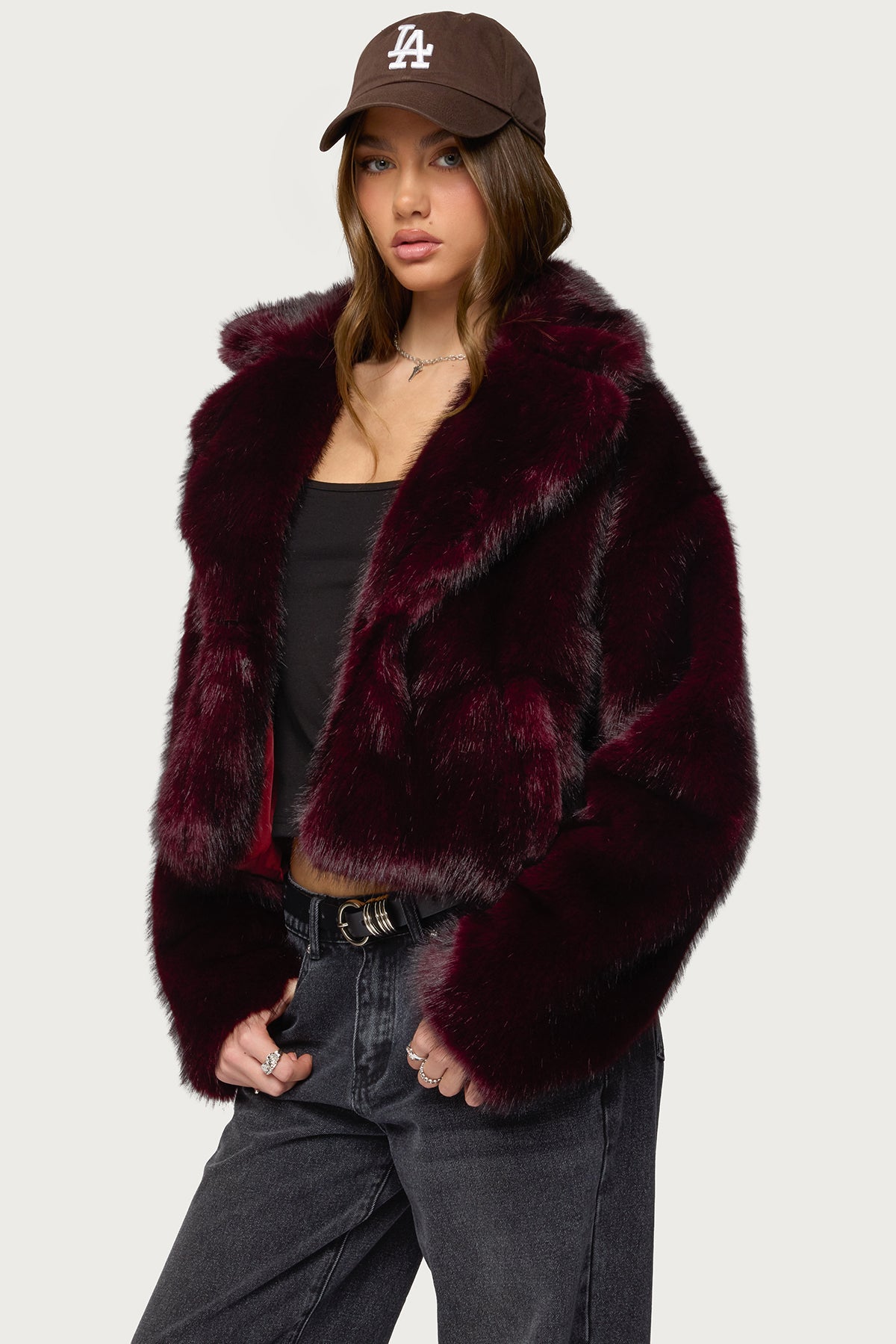 Kamilah Overszied Faux Fur Coat