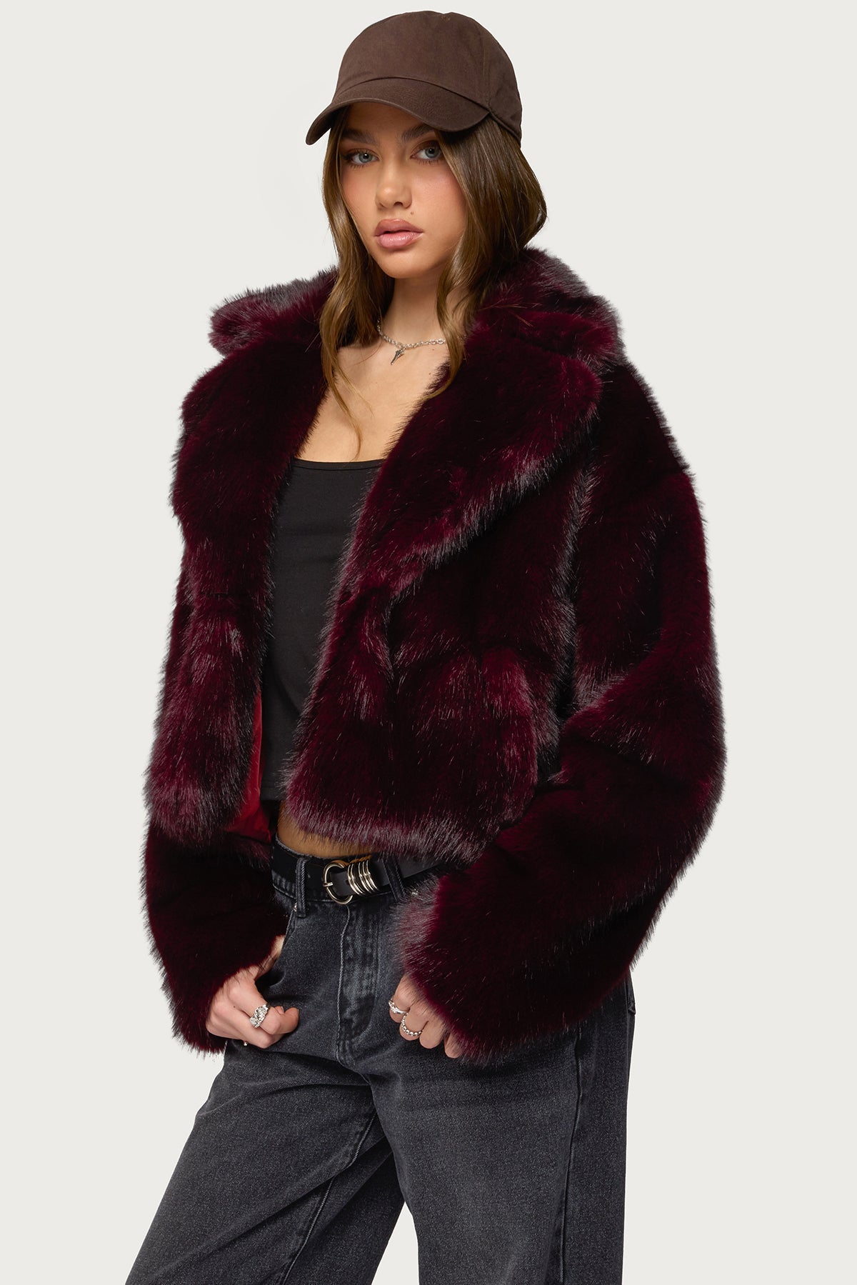 Kamilah Oversized Faux Fur Coat