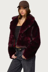 Kamilah Oversized Faux Fur Coat