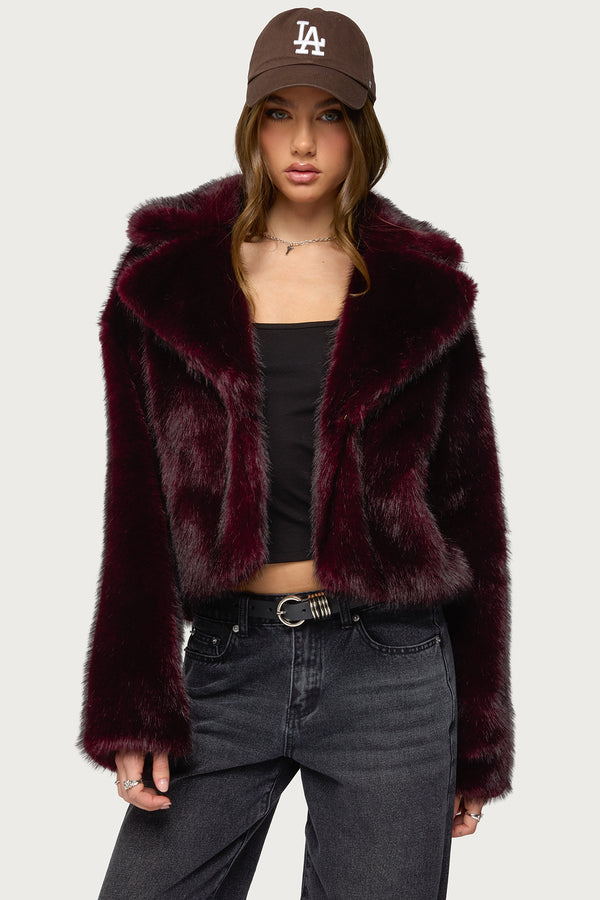 Kamilah Overszied Faux Fur Coat