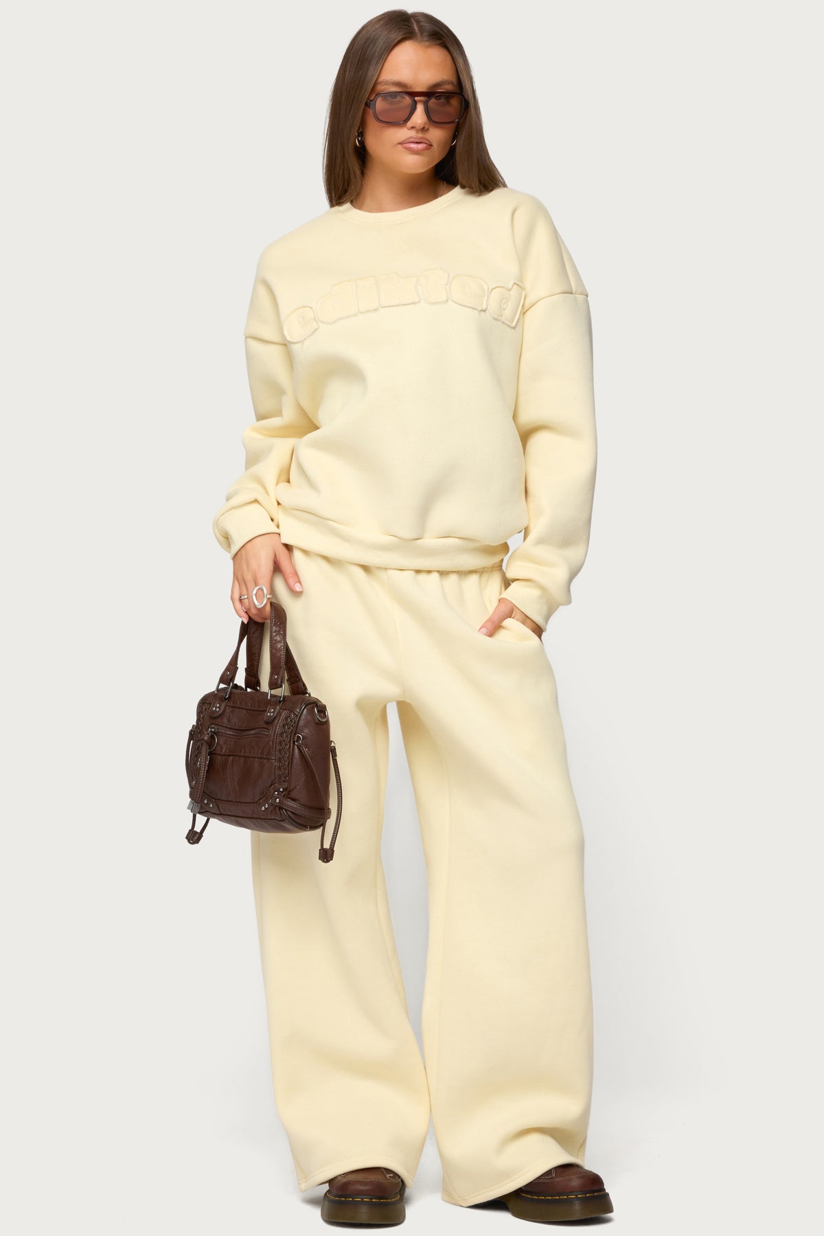 Jaylie Edikted Wide Leg Sweatpants