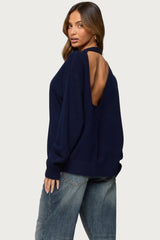 Ximenia Cutout Back Sweater